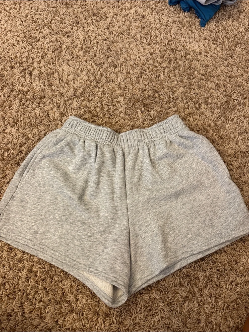 No Boundaries Light Heather Gray Athletic Lounge Shorts